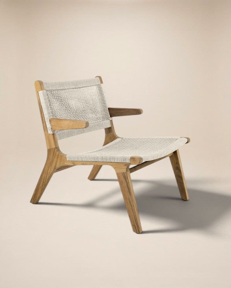 Lounge chair - Linen (open weaving)