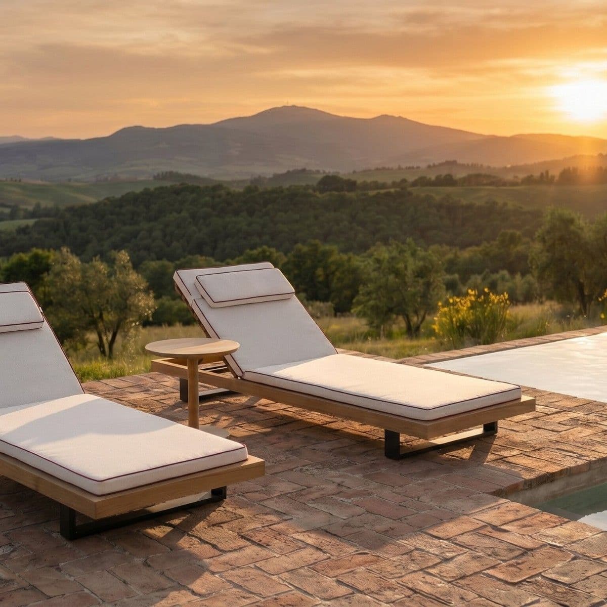 Ravello sunloungers