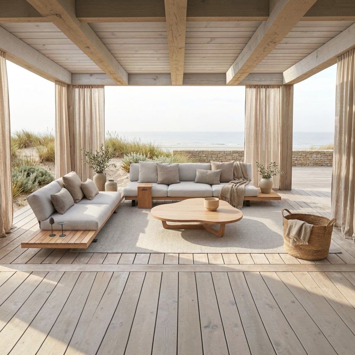 Praiano lounge and Brindisi coffee table